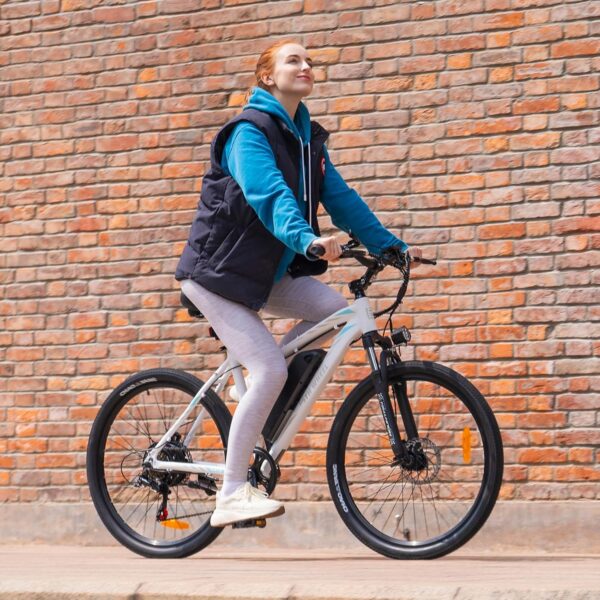 🚴 5TH WHEEL MATE Electric Bike for Adults | 1000W Peak Motor ⚡ | 468Wh Battery 🔋 | 26" City & Mountain Ebike 🚵 | LCD Display & Dual Disc Brakes 💡 – Black - Image 5