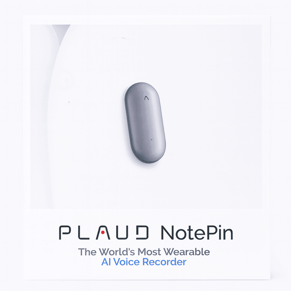 PLAUD NotePin - The World's Most Wearable AI Voice Recorder